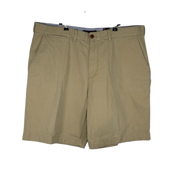 Set Of 3 Tommy Hilfiger Mens Size 40 Chino Shorts Blue Green Beige Flat Front - Picture 9 of 12